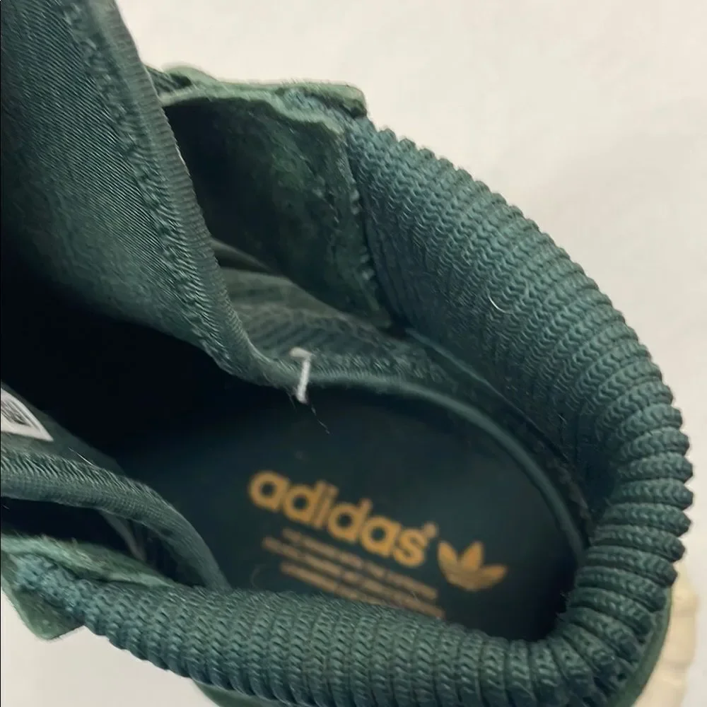 Adidas Tubular Primeknit Green and Tan (almost gold) High-Top Sneakers Size 12